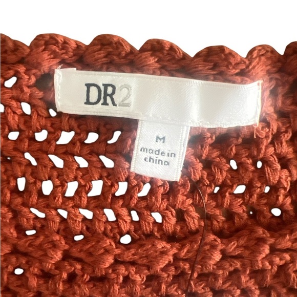 DR2 Orange Smocked Sleeveless Tank Top - Picture 5 of 6